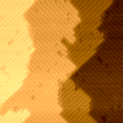 STM Topographic Image of Si (100) surface -- USM1400 Sample 3