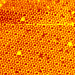 AFM Topographic Image of Si (111) surface -- HS-2000 Sample 1