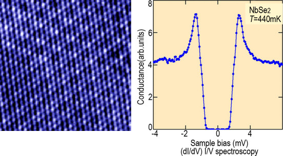 STM Topographic Image and STS data of Cleaved NBS 2 -- USM1300 Sample 3