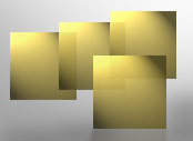 マイカ基板上の金 (Au) 蒸着膜 (25×25mm)